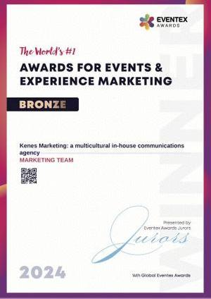 Award for events & experience marketing Bronze