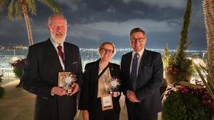 Picture of winners of the  the International Association of Professional Congress Organisers (IAPCO)’s Driving Excellence Collaboration Award 2024