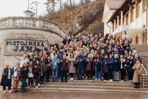 Picture of people at the Annual Meeting and General Assembly (AM&GA) held in Ljubljana
